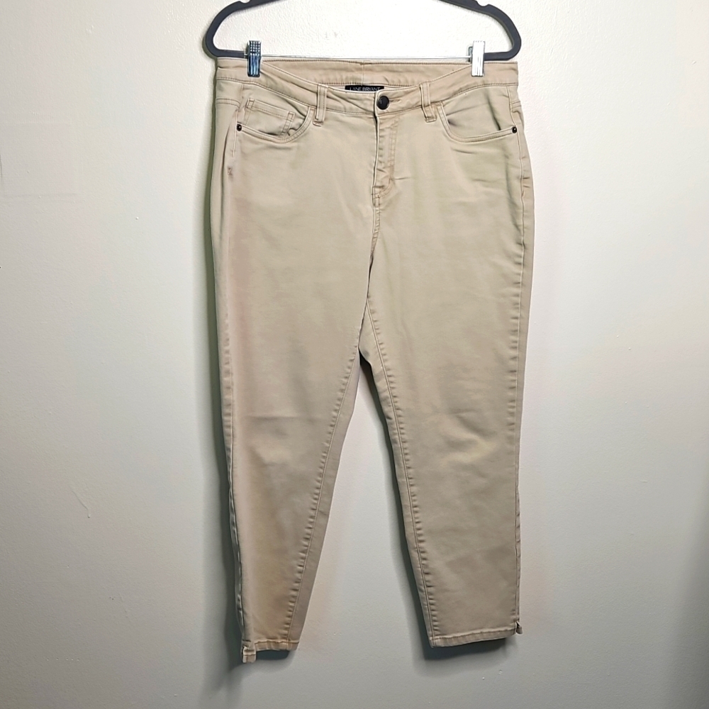 Lane Bryant Beige Denim Jeans Size 16